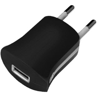 Фото товара Deppa СЗУ USB 1А, дата-кабель 8-pin для Apple, Ultra MFI (черный)