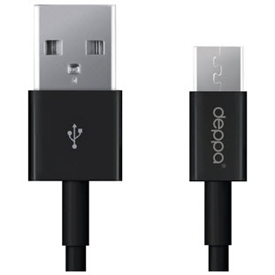 Фото товара Deppa СЗУ USB Quick Charge 2.0, дата-кабель microUSB, Ultra (черный)