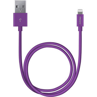 Фото товара Deppa USB - 8-pin для Apple (MFI, 1.2м, фиолетовый)