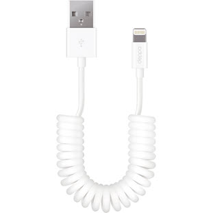 Фото товара Deppa USB - 8-pin для Apple (витой, 2.0м, белый)