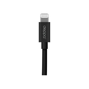 Фото товара Deppa USB - 8-pin для Apple (витой, 1.5м, черный)