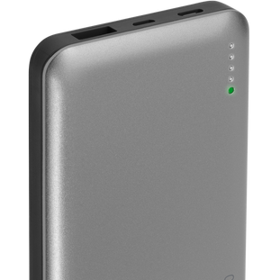 Фото товара Deppa NRG Turbo (10000 mAh, QuickCharge 3.0, Type-C, черный/графит)