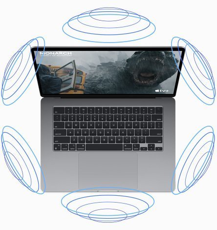 Фото товара Apple MacBook Air 15 (M4 10-Core, GPU 10-Core, 2025) 16/256Gb MW1L3 Midnight