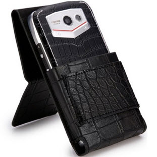 Фото товара Doogee футляр кожаный для DG700 Titans 2 (черный)