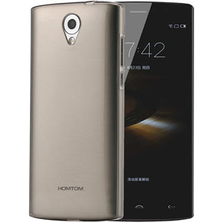 Фото товара Doogee силиконовый для Homtom HT7/HT7 Pro (глянцевый прозрачный серый)