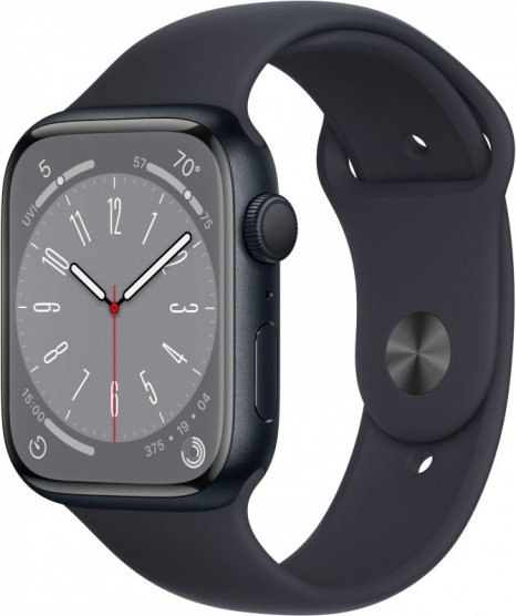 Фото товара Apple Watch Series 8 45 mm Midnight Aluminum Case with Midnight Sport Band (GPS)