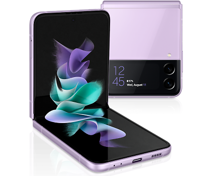 Фото товара Samsung Galaxy Z Flip3 5G 256 ГБ лавандовый