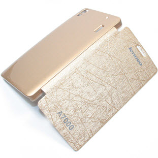 Фото товара Flip Cover книжка для Lenovo A7000 (золотой)