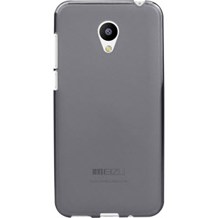 Фото товара Gecko силиконовый для Meizu M2 mini (глянцевый прозрачный серый)