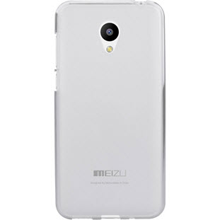 Фото товара Gecko силиконовый для Meizu M2 mini (глянцевый прозрачный белый)