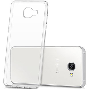 Фото товара Gecko силиконовый для Samsung Galaxy A7 2016 (глянцевый прозрачный белый)