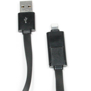 Фото товара Gecko USB - 8-pin для Apple (1м, черный)