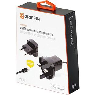 Фото товара Griffin PowerBlock 5w GA36560 1A сетевое для iPhone5/iPod touch 5/iPod nano 7 (черный)