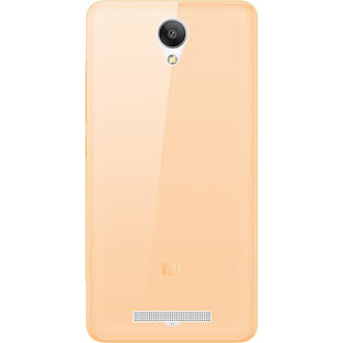 Фото товара Jast Slim силиконовый для Xiaomi Redmi Note 2 (глянцевый прозрачный золотой)