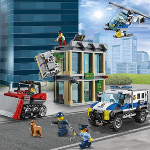 Фото товара LEGO City 60140 Ограбление на бульдозере