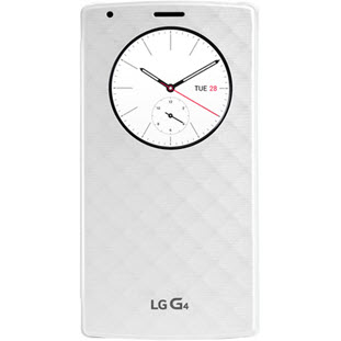 Фото товара LG QuickCircle CFR-100C книжка с окошком для G4 (белый)