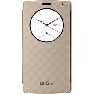 Фото товара LG QuickCircle CFV-110 книжка с окошком для G4s (золотой)