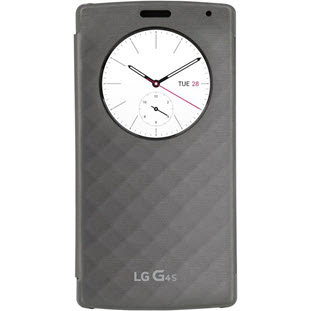 Фото товара LG QuickCircle CFV-110 книжка с окошком для G4s (серебристый)