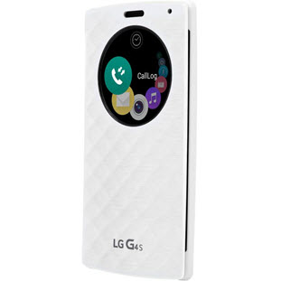 Фото товара LG QuickCircle CFV-110 книжка с окошком для G4s (белый)