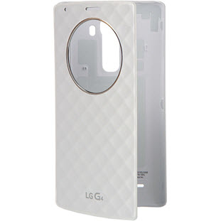 Фото товара LG QuickCircle CFV-110 книжка с окошком для G4s (белый)