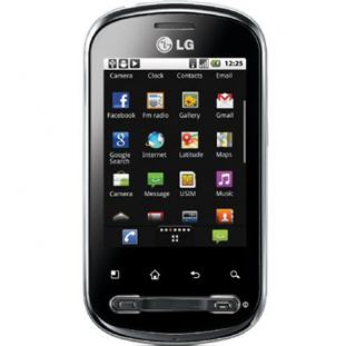 Фото товара LG P350 Optimus Me (red)