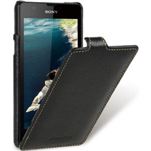 Фото товара Melkco Premium кожаный флип для Sony Xperia ZR (черный)