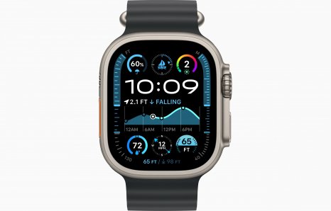 Фото товара Apple Watch Ultra 2 2024 GPS + Cellular 49mm Natural Titanium Case with Black Ocean Band