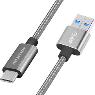 Фото товара Nillkin Elite Cable USB 3.0 Type-C (1м, 3А, серый)