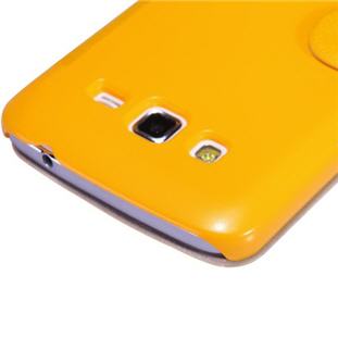 Фото товара Nillkin Fresh Leather книжка с окошком для Samsung Galaxy Grand 2 (желтый)
