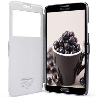 Фото товара Nillkin Fresh Leather книжка с окошком для Samsung Galaxy Note 3 (черный)