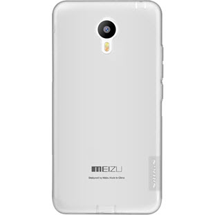 Фото товара Nillkin Nature TPU накладка-силикон для Meizu M2 Note (прозрачный серый)