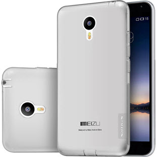 Фото товара Nillkin Nature TPU накладка-силикон для Meizu M2 Note (прозрачный серый)