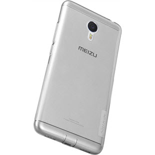 Фото товара Nillkin Nature TPU накладка-силикон для Meizu M3 Note (прозрачный серый)