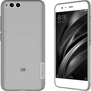 Фото товара Nillkin Nature TPU накладка-силикон для Xiaomi Mi6 (прозрачный серый)