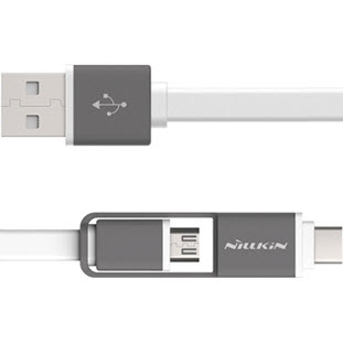 Фото товара Nillkin Plus Type-C Cable (1.2м, 2.1А, белый)