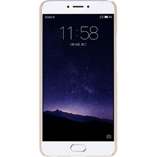 Фото товара Nillkin Super Frosted накладка-пластик для Meizu MX6 (золотой)