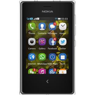 Фото товара Nokia 503 Asha Dual Sim (white) / Нокия 503 Аша Две Сим-карты (белый)