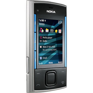 Фото товара Nokia X3 (silver blue)