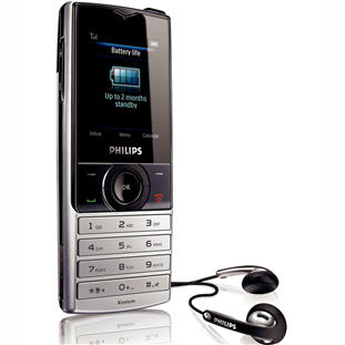 Фото товара Philips Xenium X500 (silver grey)