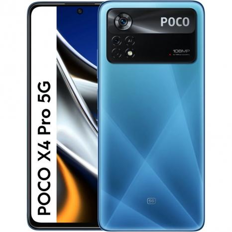 Фото товара Xiaomi Poco X4 PRO 5G (6/128Gb, RU, Laser Blue)