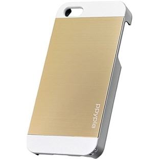 Фото товара Ppyple Metal Jacket Original накладка для iPhone 5/5S/SE (gold white)