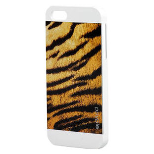 Фото товара Ppyple Metal Jacket Wild накладка для iPhone 5/5S/SE (tiger white)