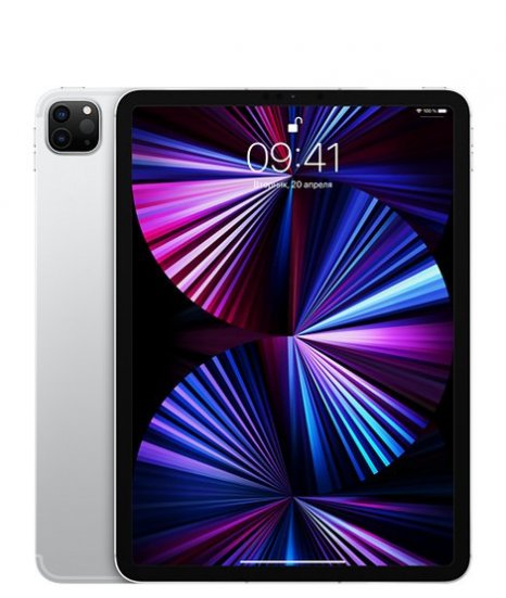 Фото товара Apple iPad Pro 11 (2021) Wi-Fi + Cellular 256 ГБ Серебристый  MHW83