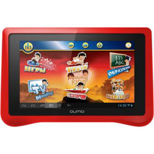 Фото товара Qumo Kids Tab 16Gb (red) / Кумо Кидс Таб 16Гб (красный)