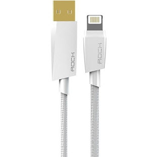 Фото товара Rock RCB0401 USB - 8-pin для Apple, MFI Lightning (1.2м, белый)