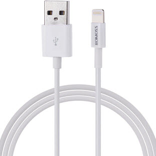 Фото товара Romoss USB - 8-pin для Apple (1м, белый)