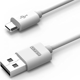 Фото товара Romoss ranger 17 АЗУ (2 USB 2.4А, дата-кабель microUSB, белый)