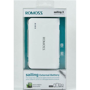 Фото товара Romoss Sailing 3 (7800 мАч, white)