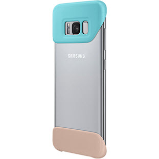 Фото товара Samsung 2Piece Cover накладка для Galaxy S8 (EF-MG950CMEGRU, мятный/коричневый)