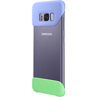 Фото товара Samsung 2Piece Cover накладка для Galaxy S8 (EF-MG950CVEGRU, фиолетовый/зеленый)